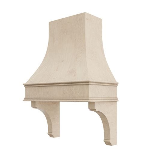 Curved Hood With Corbels