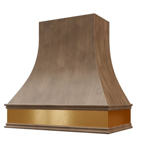 Curved With Brass Apron