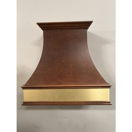 Curved With Brass Apron #4377