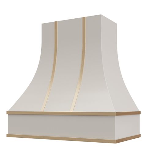 Curved With Brass Strapping