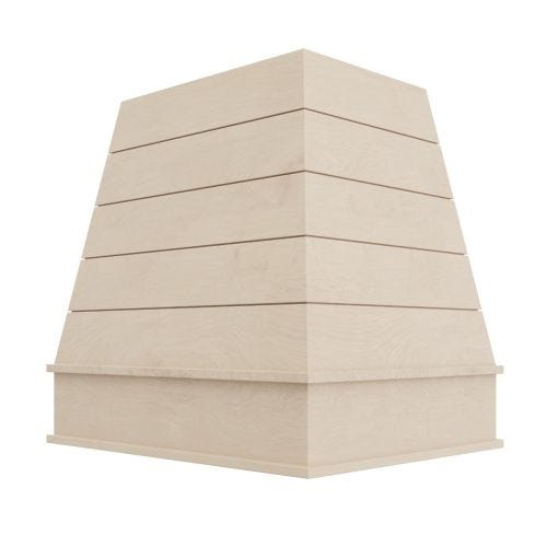 Tapered Island Wood Hood